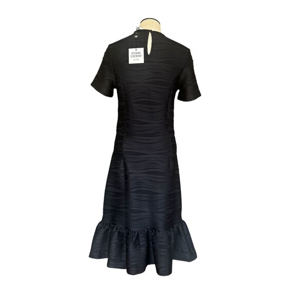 NWT Opening Ceremony “Wave” Dress Black size L - Picture 2 of 7